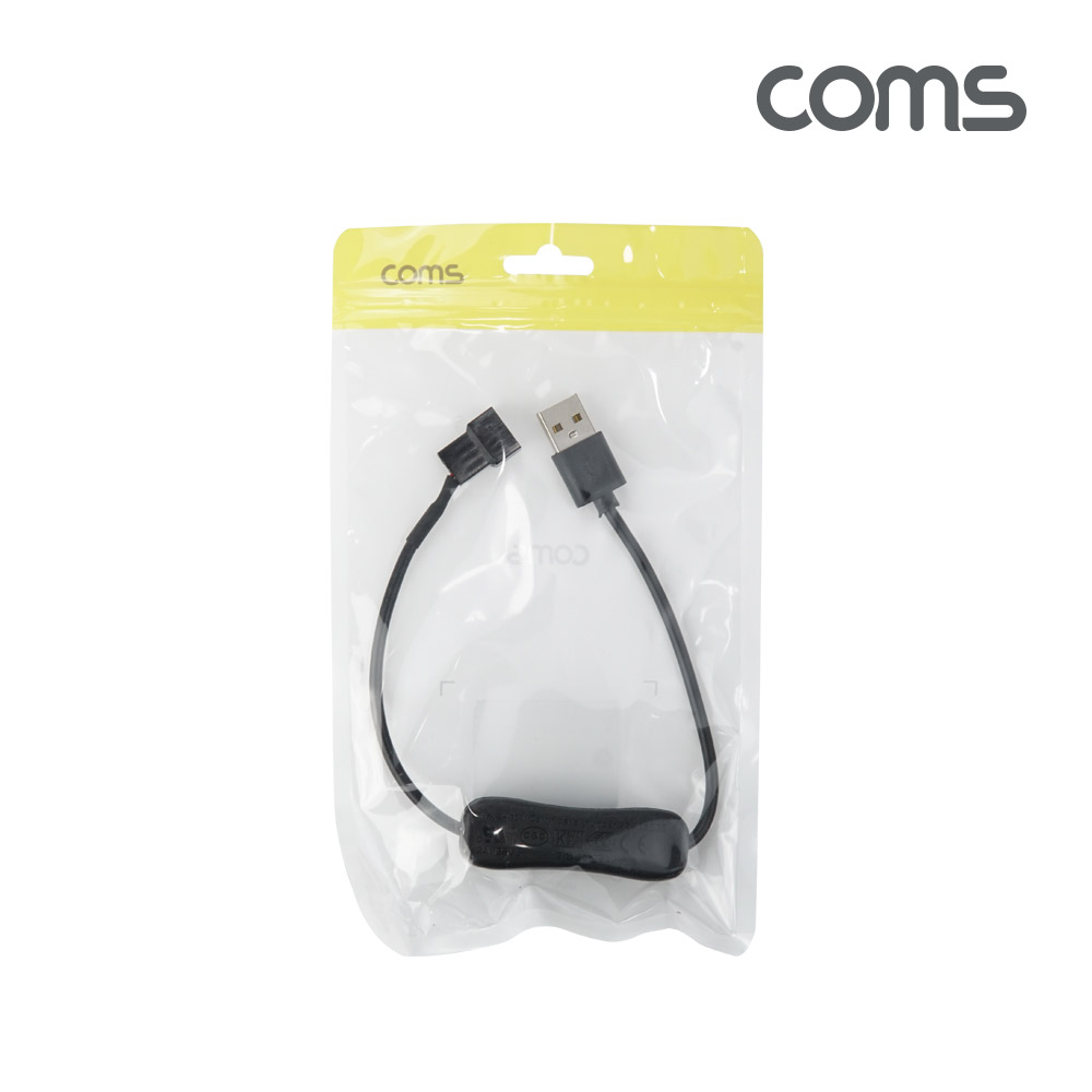 Coms 쿨러 케이블 USB 전원 2P 스위치