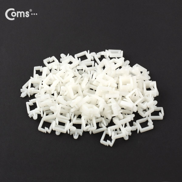 Coms 케이블 타이(홀더/100pcs), SQ-1 푸쉬형, 와이어 새들/#1