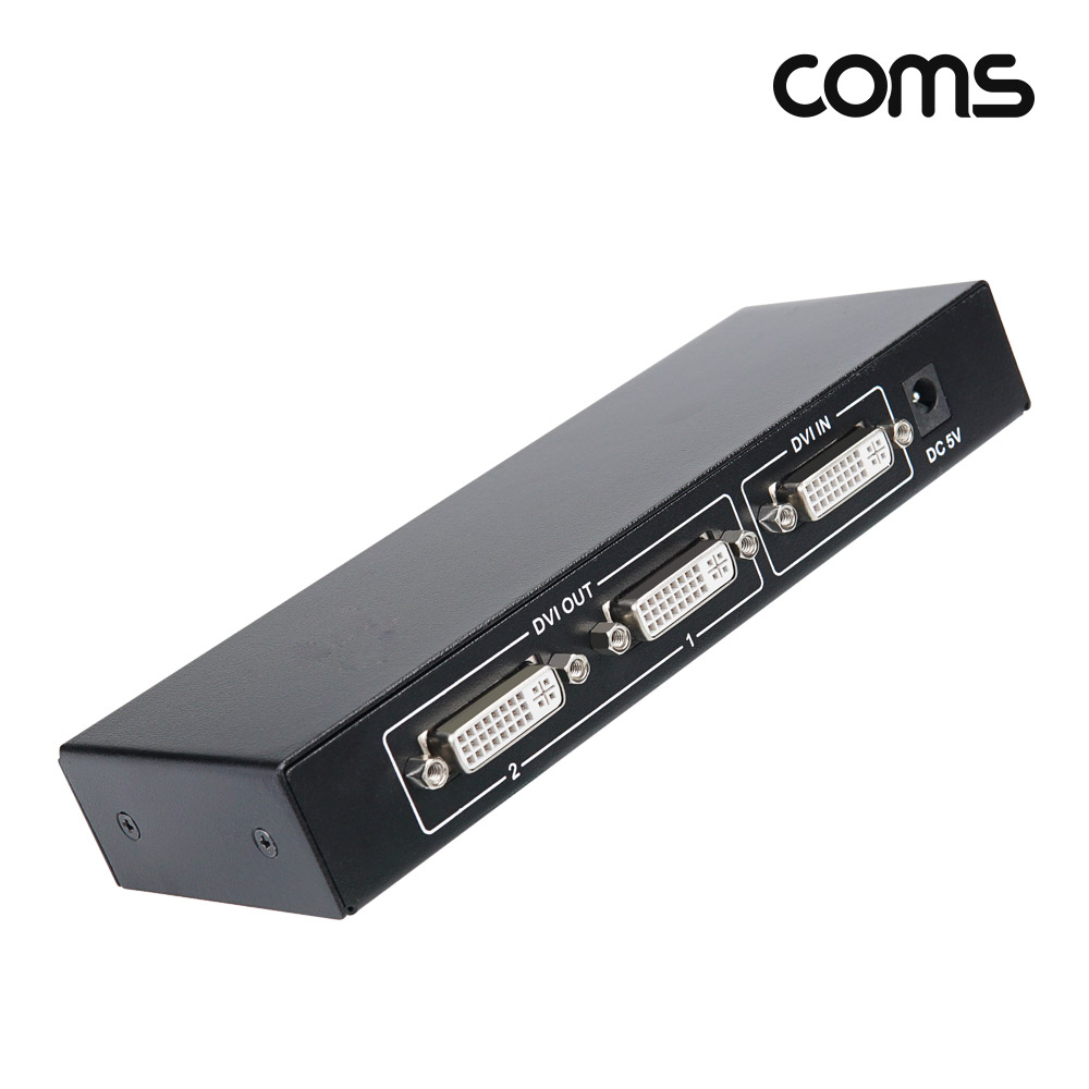 Coms DVI 분배기 1:2 1920x1080 HDCP지원 FULL HD