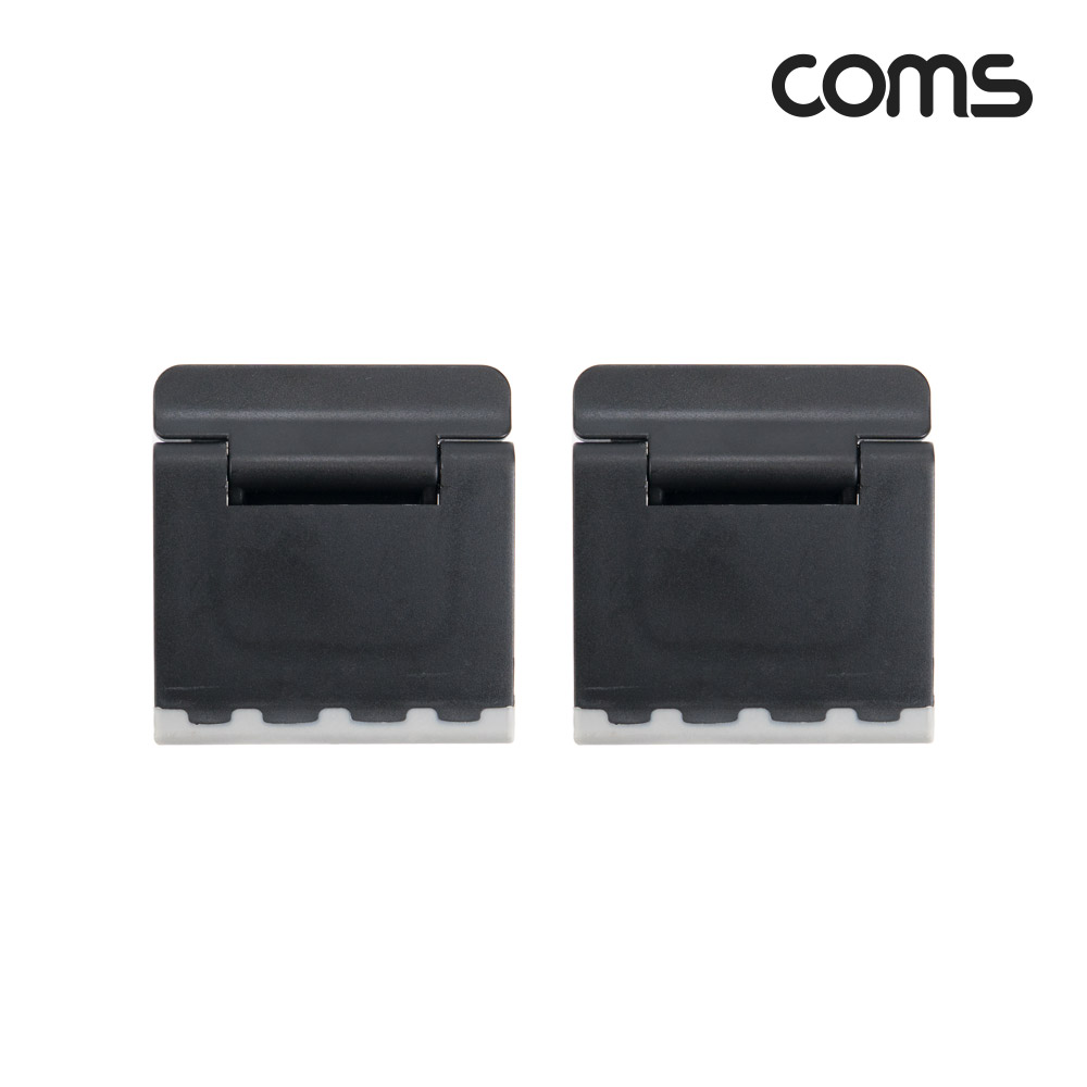 Coms 노트북 부착형 거치대 스탠드 받침대 접이식 탈부착