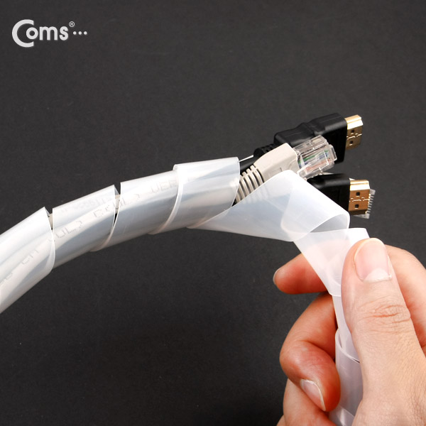 Coms 케이블 정리(헬리컬 밴드) SWB-24, 대, 10M