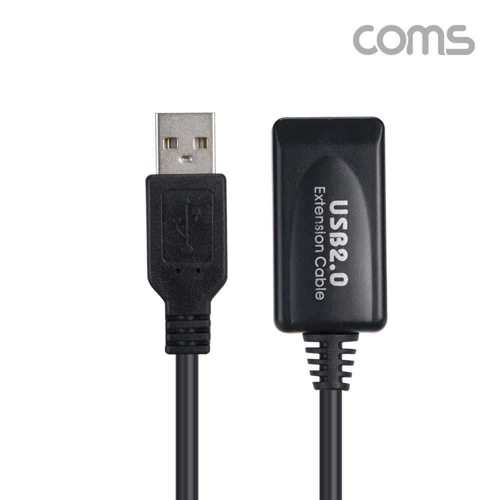 Coms USB 2.0 리피터(무전원) / 연장 케이블 / Active Extension Cable / 5M