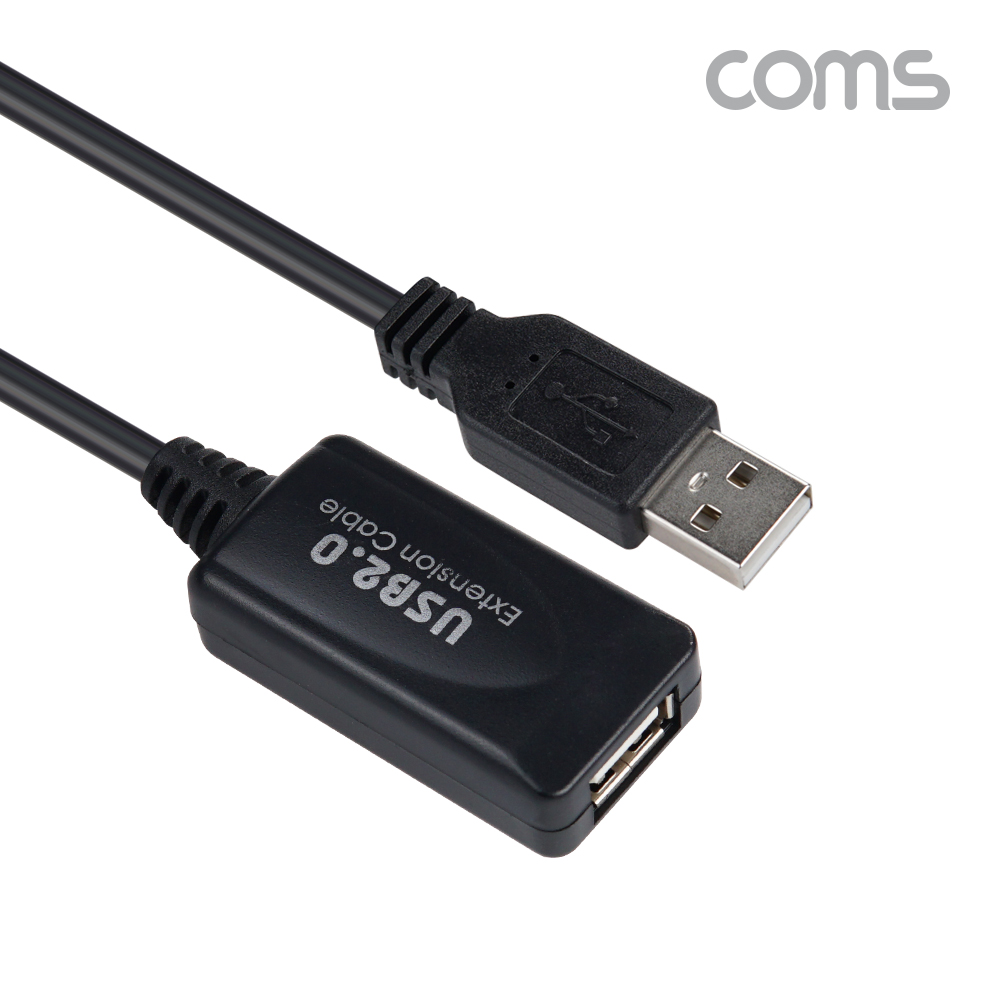 Coms USB 2.0 리피터(무전원) / 연장 케이블 / Active Extension Cable / 5M