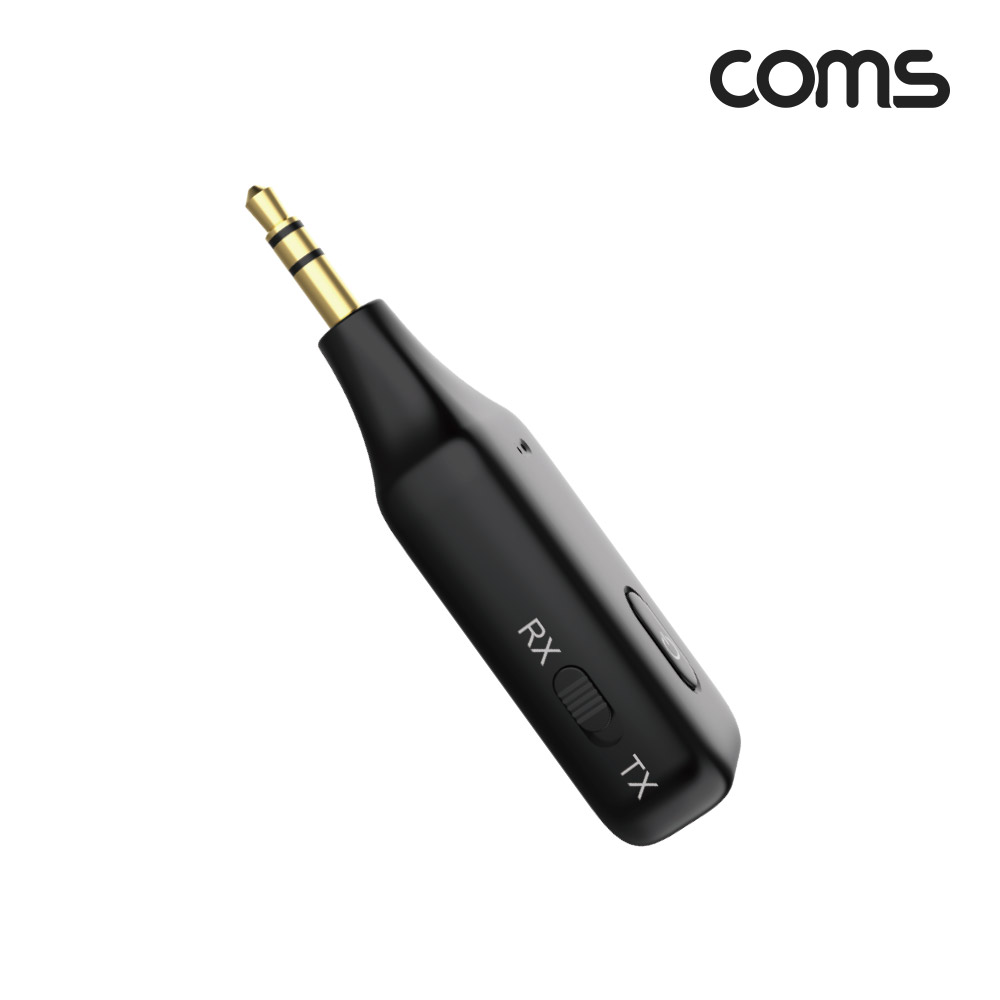 Coms 블루투스 v5.1 오디오 송수신기 AUX 스테레오 Stereo 3.5mm 무선 휴대용 리시버 동글 Bluetooth