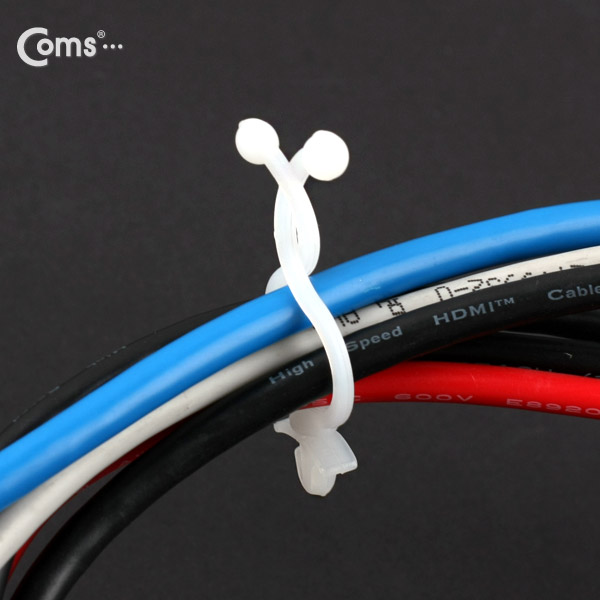 Coms 케이블 타이(트위스트 록/100pcs), STL-17, 스탠오프, 17Ø/푸쉬형