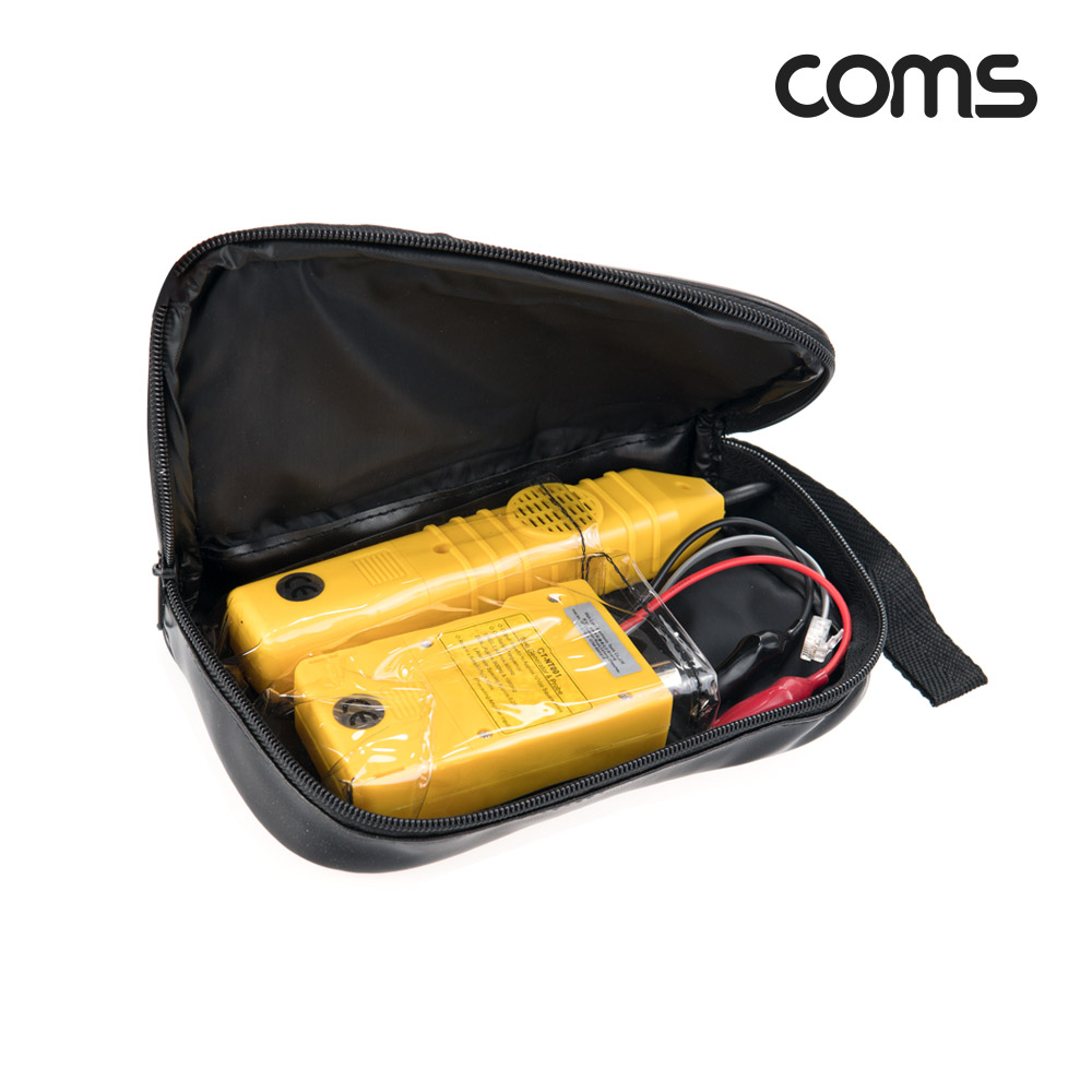Coms 케이블 탐지용 테스터기 측정 공구 RJ11 6P4C 악어클립