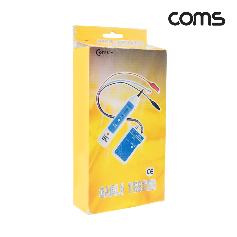 Coms 케이블 탐지용 테스터기 측정 공구 RJ11 6P4C 악어클립