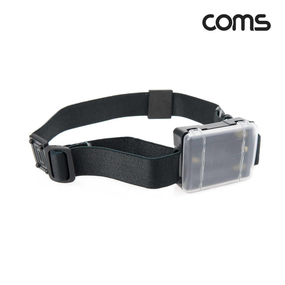 Coms 헤드램프 LED 후레쉬 조명 랜턴 야간 산행 스포츠 레저 캠핑 낚시 AA*3별매
