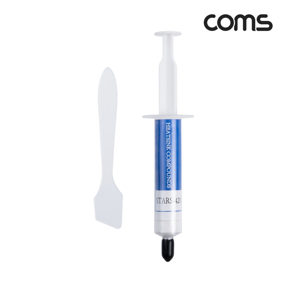 Coms 쿨러 구리스 5g 주사기형 써멀 CPU GPU 컴파운드 1.729 W/Mk