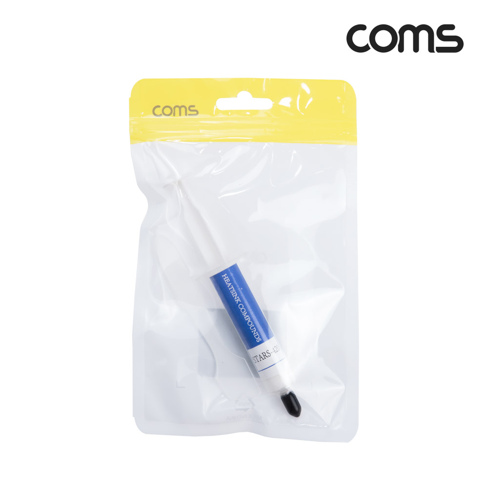 Coms 쿨러 구리스 5g 주사기형 써멀 CPU GPU 컴파운드 1.729 W/Mk