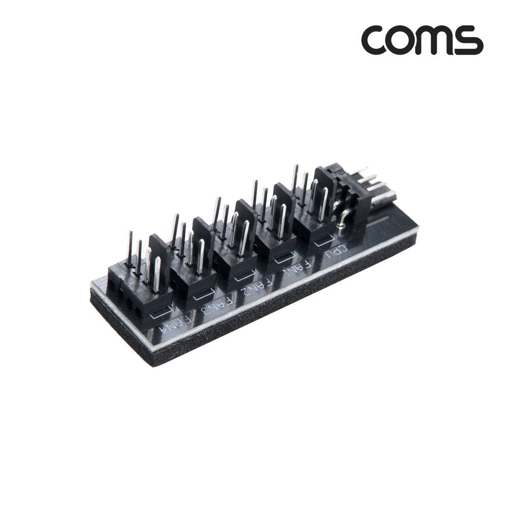 Coms 쿨러 5분배 젠더(4P) 케이블포함 35cm CPU FAN