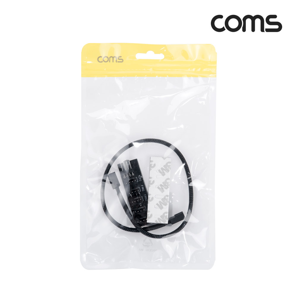 Coms 쿨러 5분배 젠더(4P) 케이블포함 35cm CPU FAN