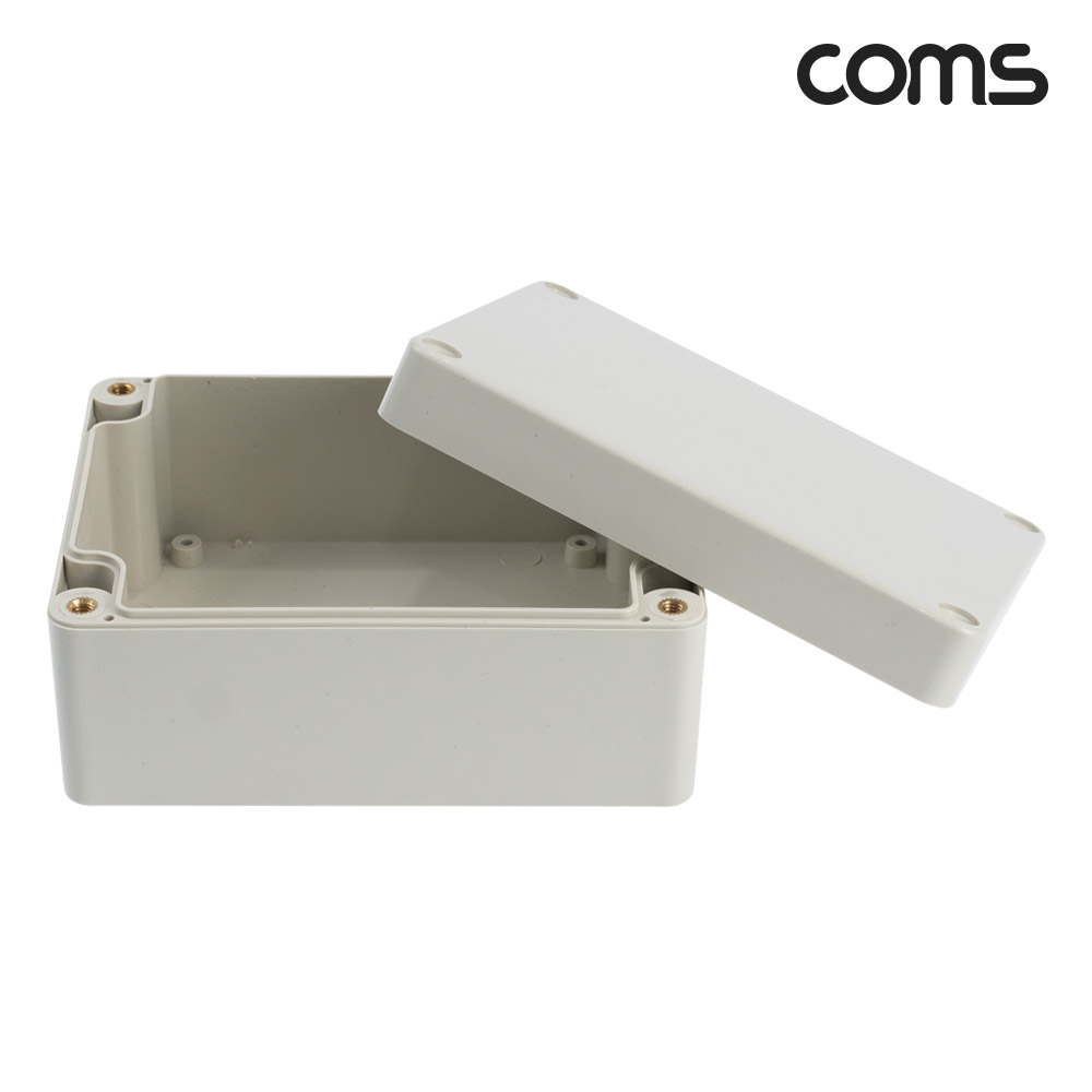 Coms 엔클로저 다용도 플라스틱 몰딩 생활방수 케이스 11.5x9x5.5cm