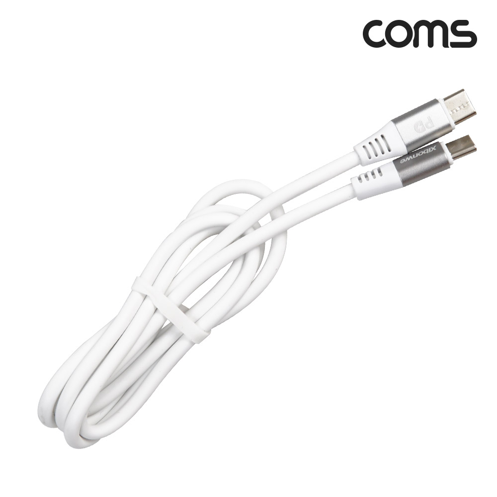 Coms USB 3.1 Type C PD 고속충전 케이블 1M 100W 5A E-Marker 이마커 C타입 to C타입