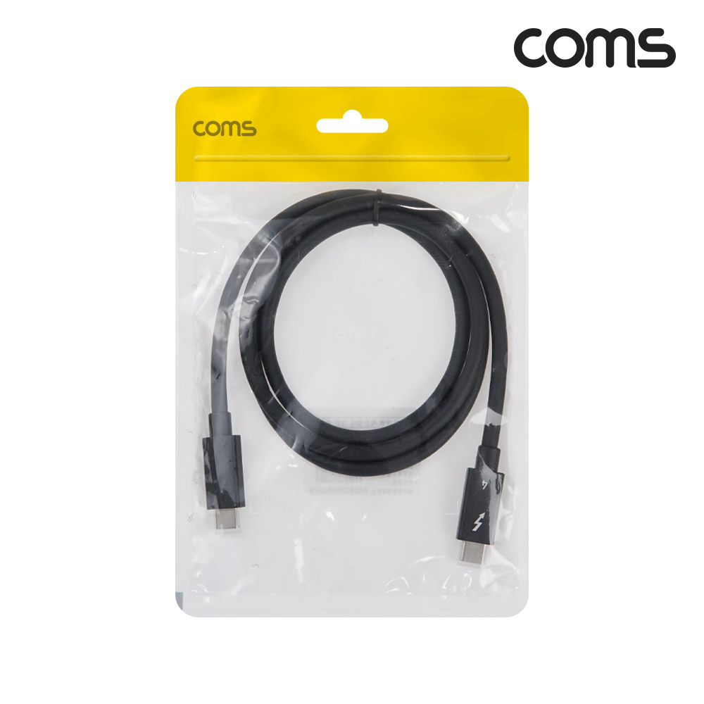 Coms USB C타입 PD 썬더볼트4 케이블 1m 40Gbps 100W 8K@60Hz