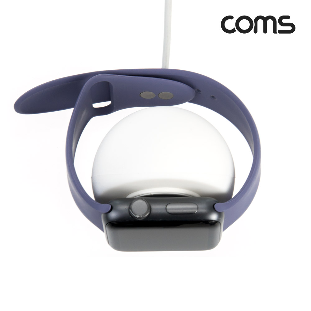 Coms 스마트워치 A사전용 충전 스탠드 실리콘 탁상용 충전패드 실리콘 Smartwatch