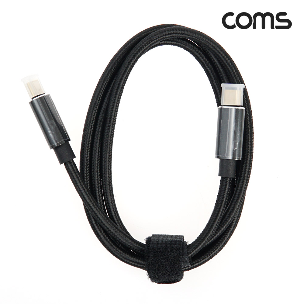 Coms USB C타입 PD 썬더볼트4 케이블 1m 40Gbps 100W 8K@60Hz