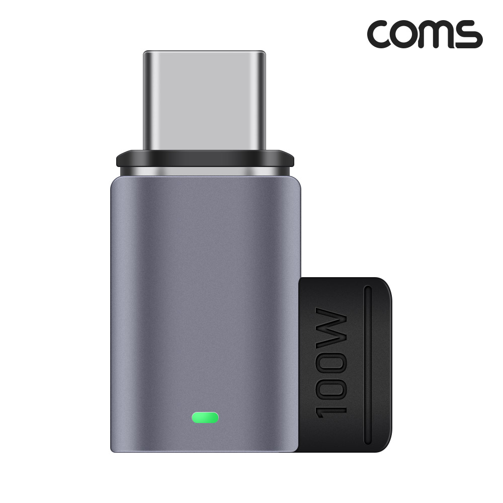 Coms USB 3.1 Type C 연장젠더 C타입 GEN2 10Gbps 100W 마그네틱 커넥터