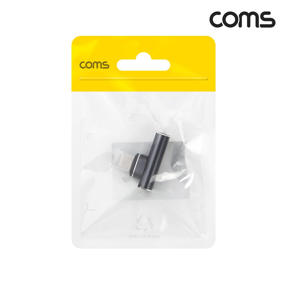 Coms USB 4.0 Type C GEN3 꺾임 연장젠더 마그네틱 커넥터 C to C 40Gbps