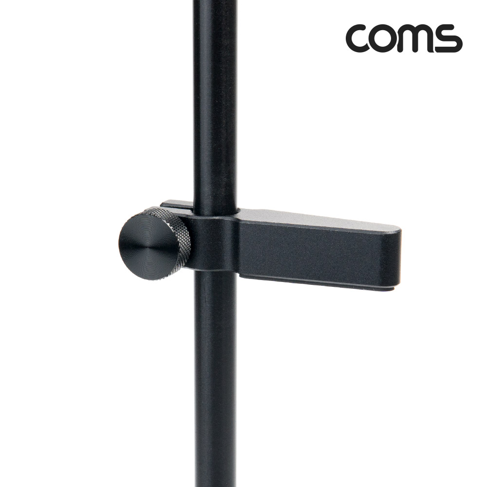 Coms 1단 그래픽카드 가이드, VGA GPU 수직 거치대, 지지대 홀더, 알루미늄 받침대, 브라켓 고정, 높이 조절, Black