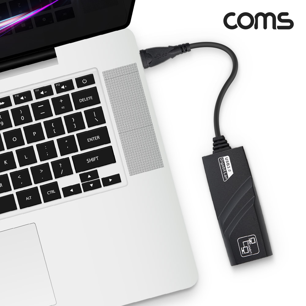 Coms USB 3.0 to RJ45 기가비트 이더넷 유선랜카드 컨버터 네트워크 1000Mbps