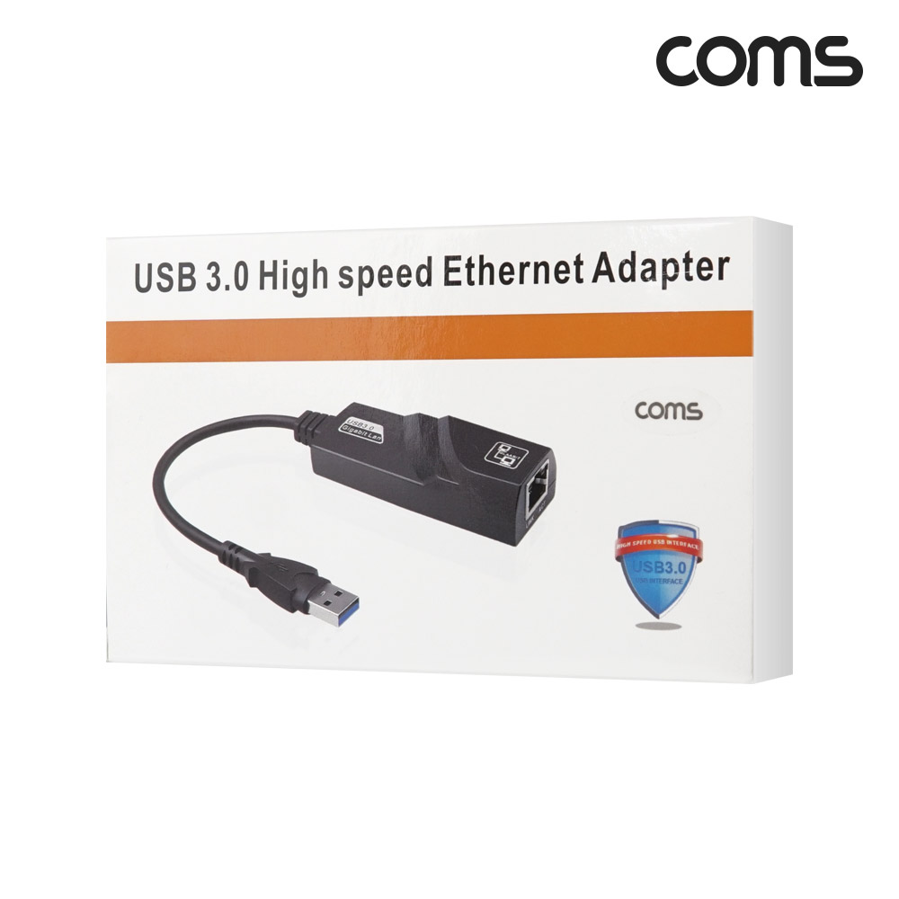Coms USB 3.0 to RJ45 기가비트 이더넷 유선랜카드 컨버터 네트워크 1000Mbps
