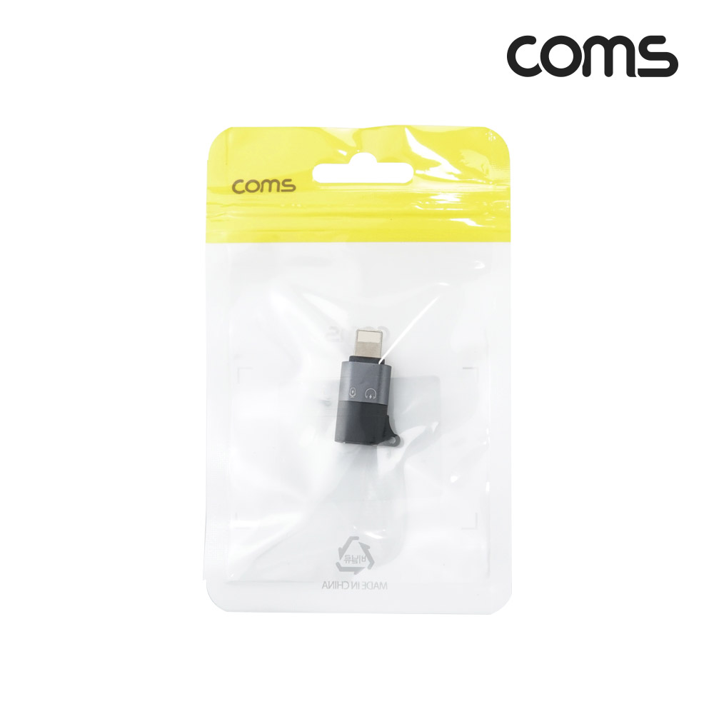 Coms USB Type C to 8P 오디오 젠더 C타입 iOS 8Pin 8핀 이어폰/마이크