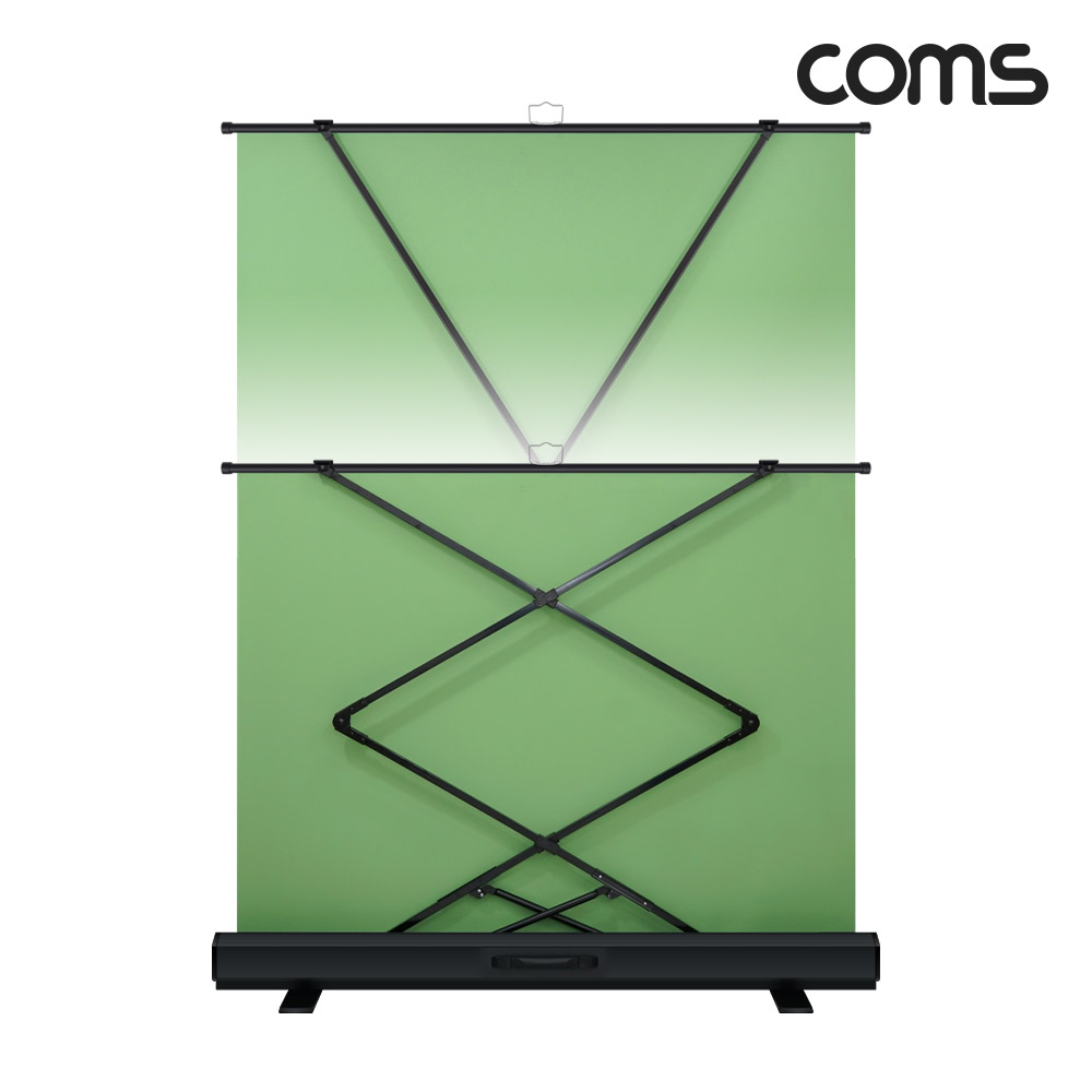Coms 이동식 스탠드형 크로마키 그린스크린 150x200cm