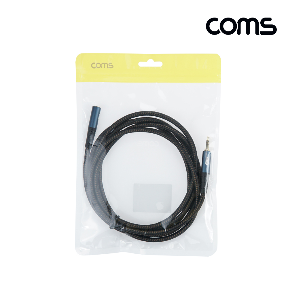 Coms AUX 케이블, 오디오, EMK고급형 연장 MF 2M, Stereo, AV 케이블 3극