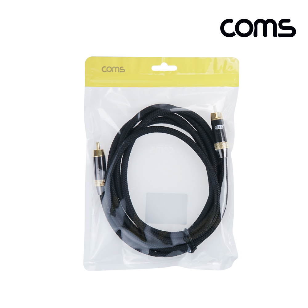 Coms SPDIF 케이블, 오디오, EMK고급형 RCA MM 2M, AV 케이블