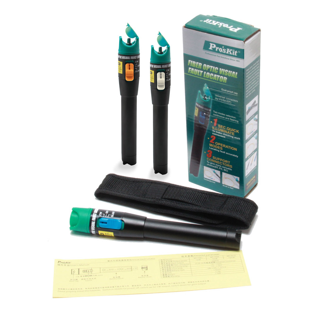 PROKIT (MT-7501) 1mW 광케이블 결함 감지기 테스트기 SC/FC/ST 전용