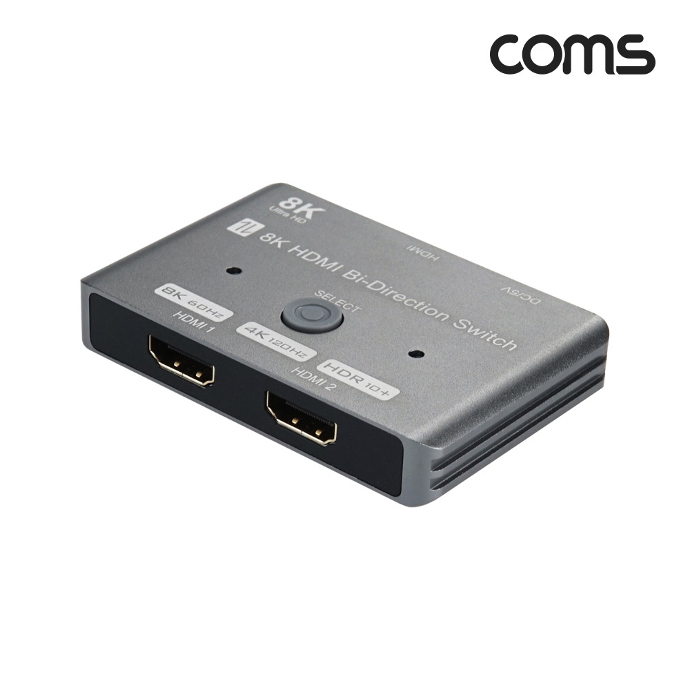 Coms HDMI 양방향 선택기 1:2 2:1 8K@60Hz 4K@120Hz HDR UHD 화면