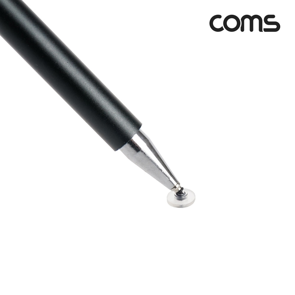 Coms 정전식 스마트폰 터치펜 양면 터치볼 디스크형