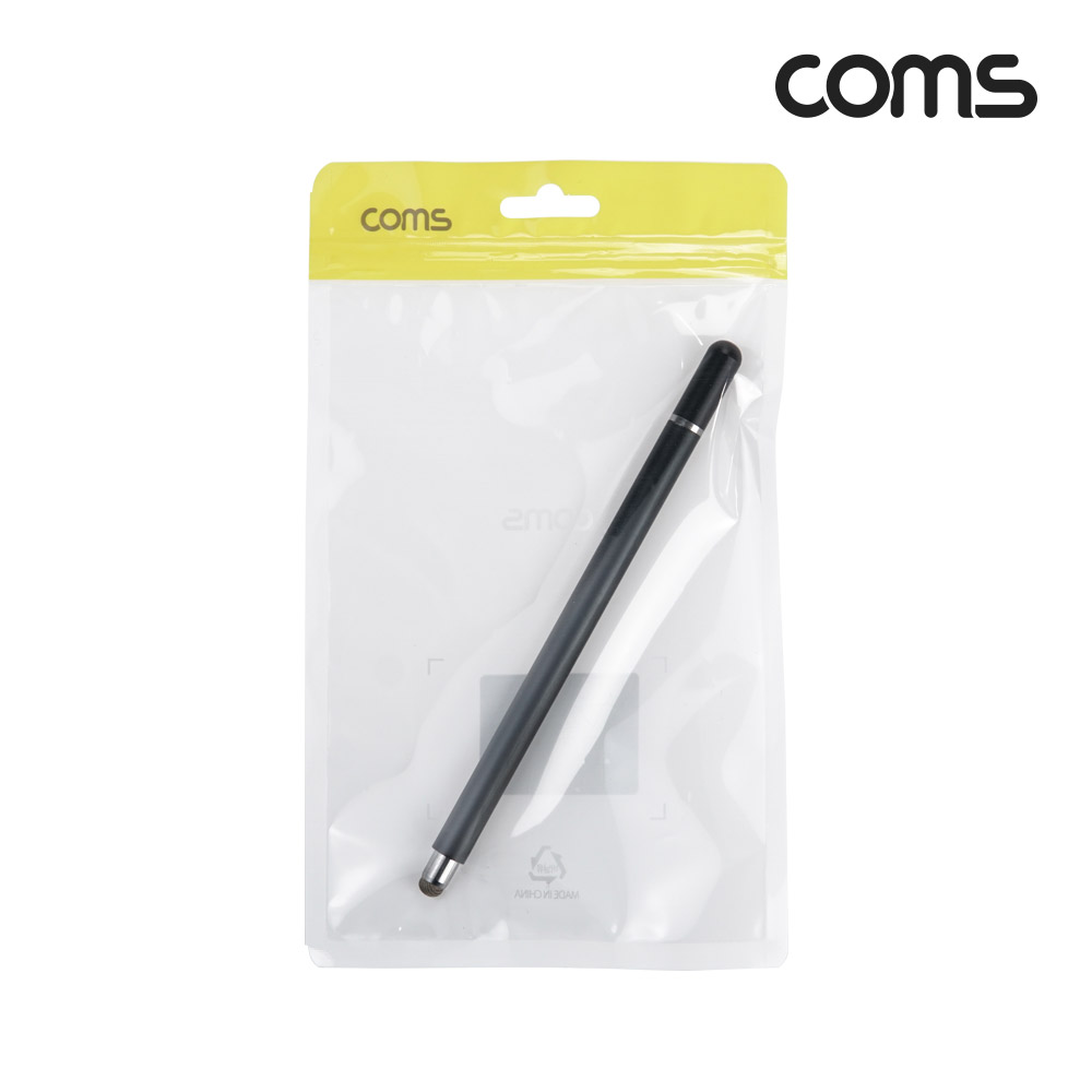 Coms 정전식 스마트폰 터치펜 양면 터치볼 디스크형