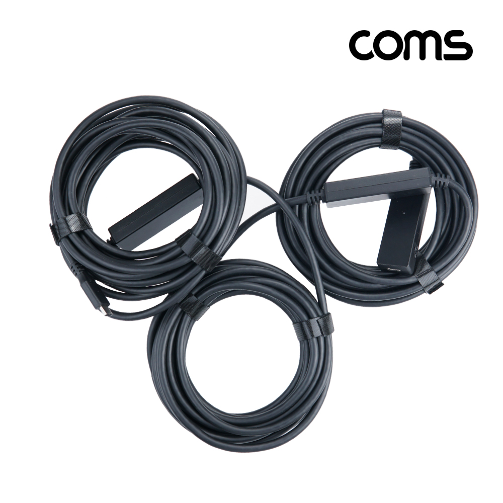 Coms Type C ACTIVE 연장 케이블 15M, C타입, 고속, 5Gbps, USB3.0