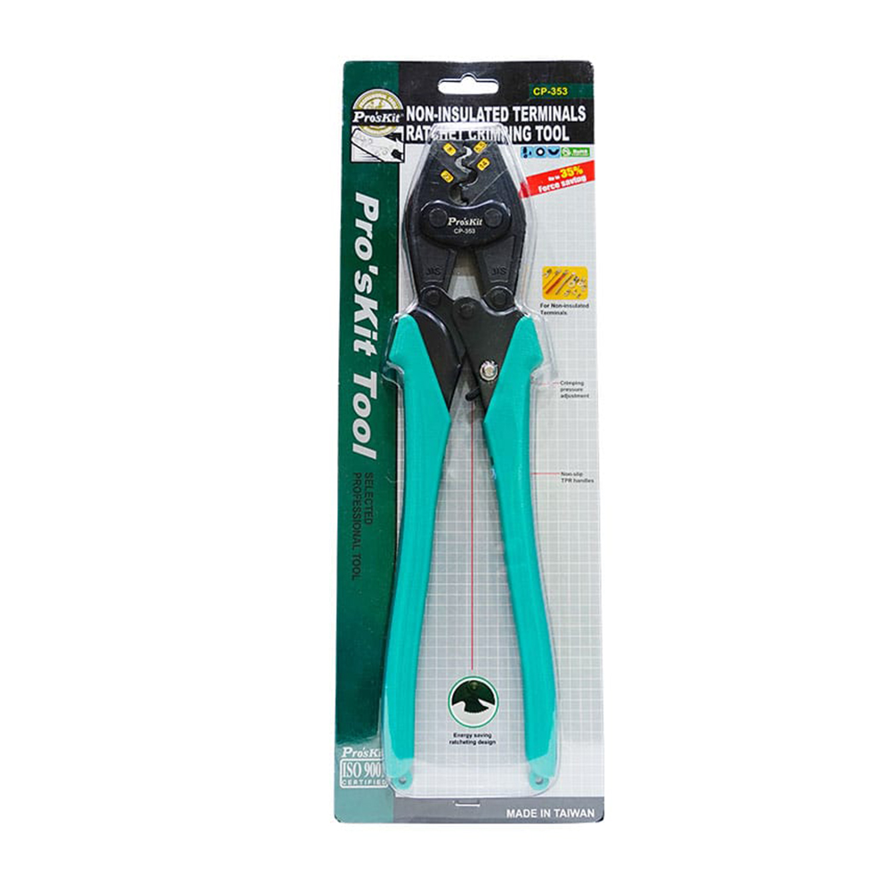 PROKIT(CP-353) 비절연 작업용 라쳇 클림핑 툴 332mm