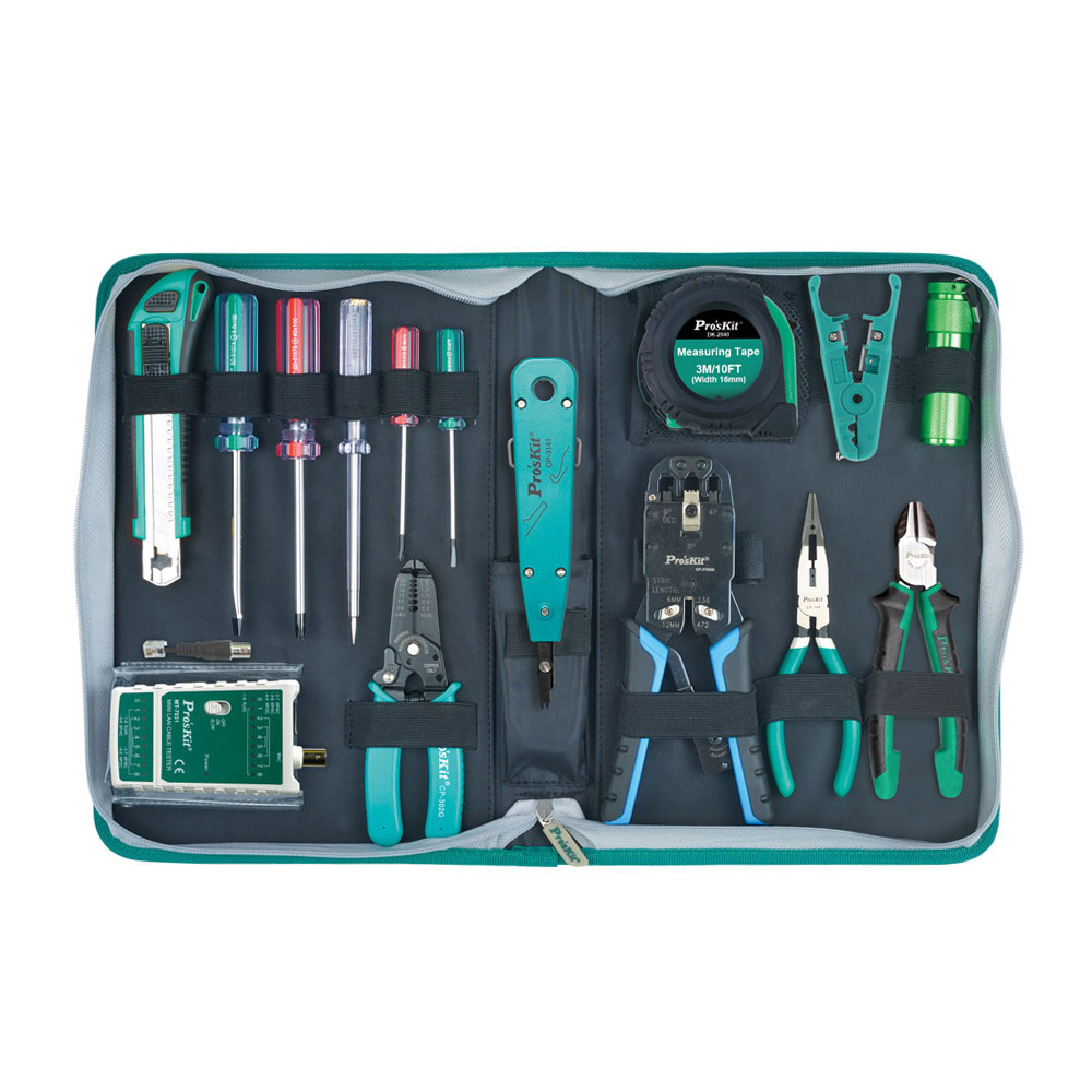 PROKIT (PK-4013) 네트워크 설치 공구 세트