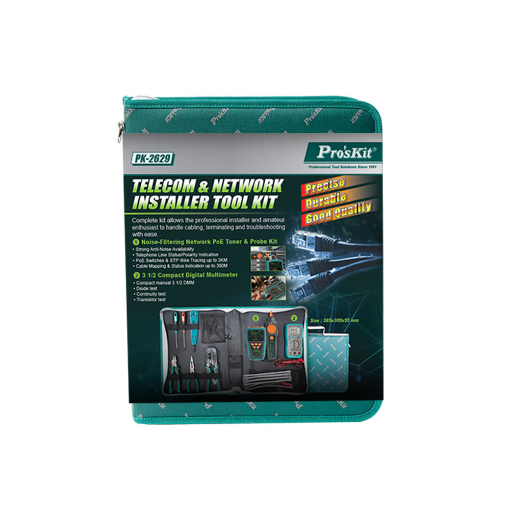 PROKIT (PK-2629) 네트워크&통신 설치 공구 세트