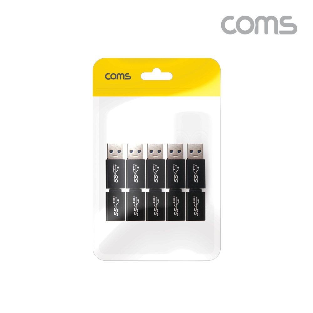 Coms USB 3.1 Type C 젠더 5세트, A 3.0 to C, MF, Superspeed, 5Gbps