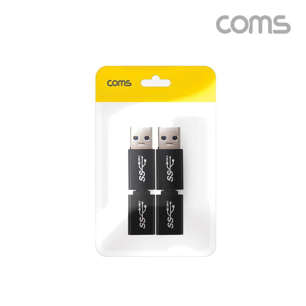 Coms USB 3.1 Type C 젠더 2세트, A 3.0 to C, MF, Superspeed, 5Gbps