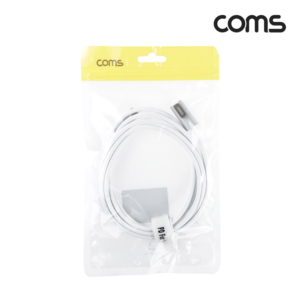 Coms USB Type C to 구형 노트북 충전 전원 케이블 1.5m 100W Macsafe1