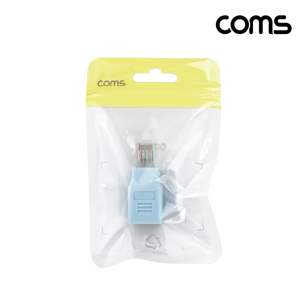 Coms RJ45 커플러 Cat5 MF형 8P8C, 연장 젠더, 보호 커버