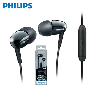 스마트폰 이어폰 PHILIPS (SHE3905BK) 블랙