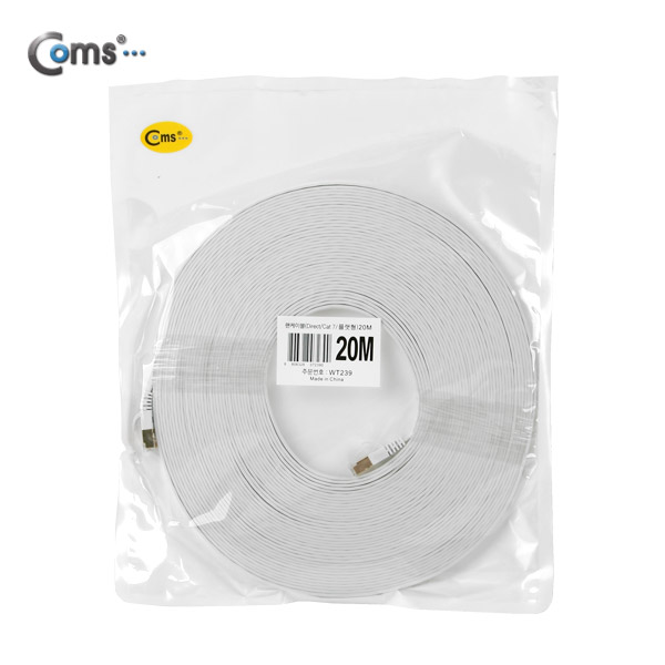 Coms 랜케이블(Direct/Cat 7/플랫형) 20M/LAN