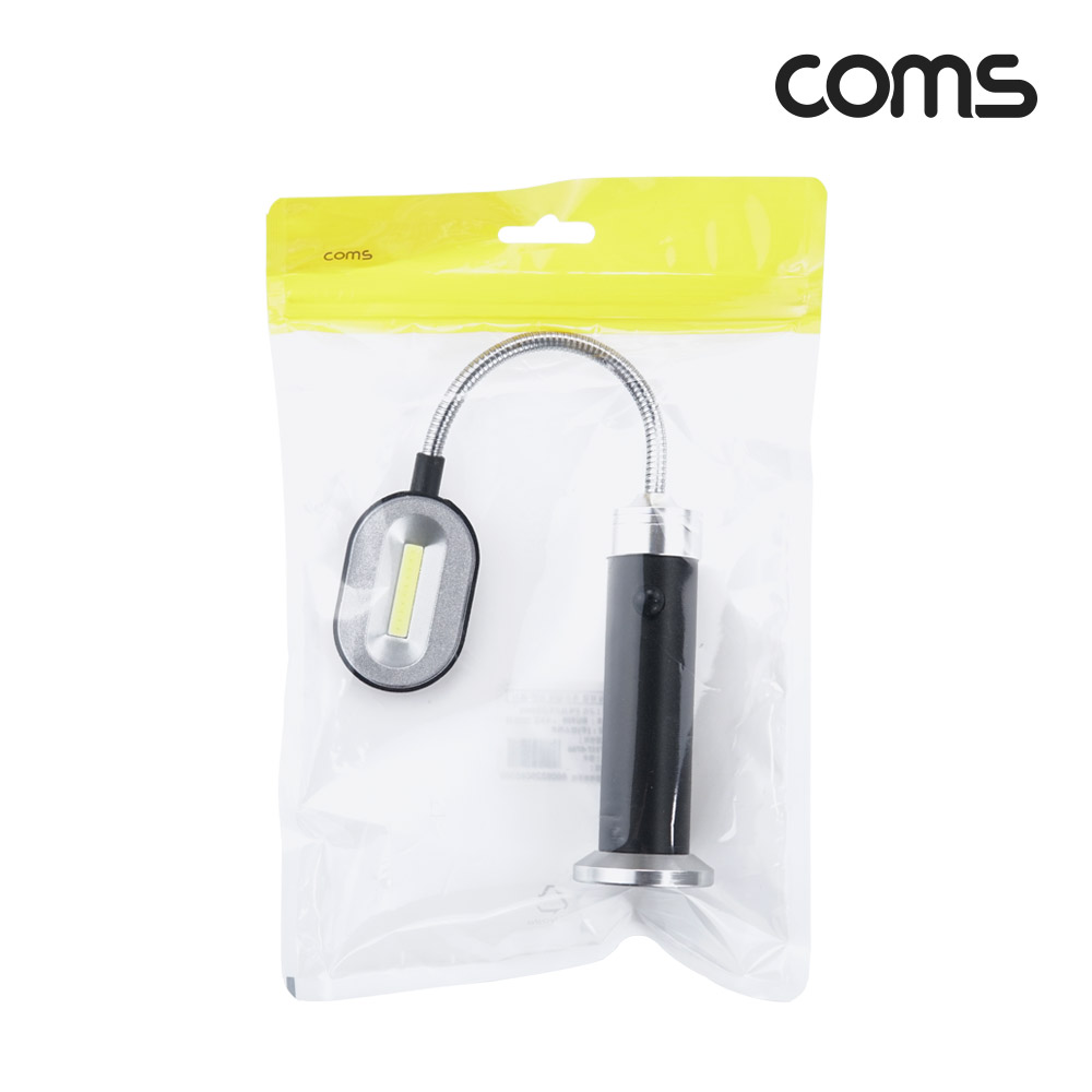 Coms LED 램프 조명 휴대용 독서등 학습 탁상용 조명 플렉시블 Flexible 자바라