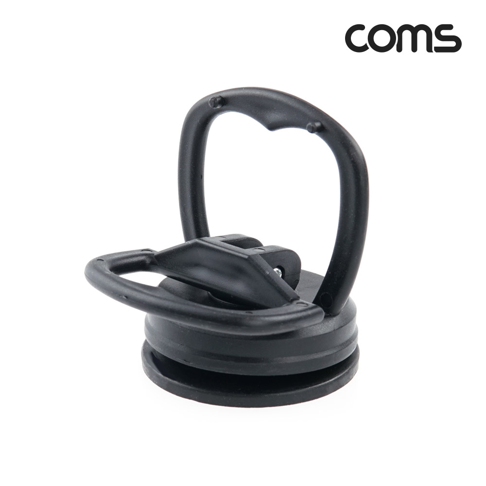 Coms 흡착기 진공흡착판 레버 부착 고무 6cm 소형
