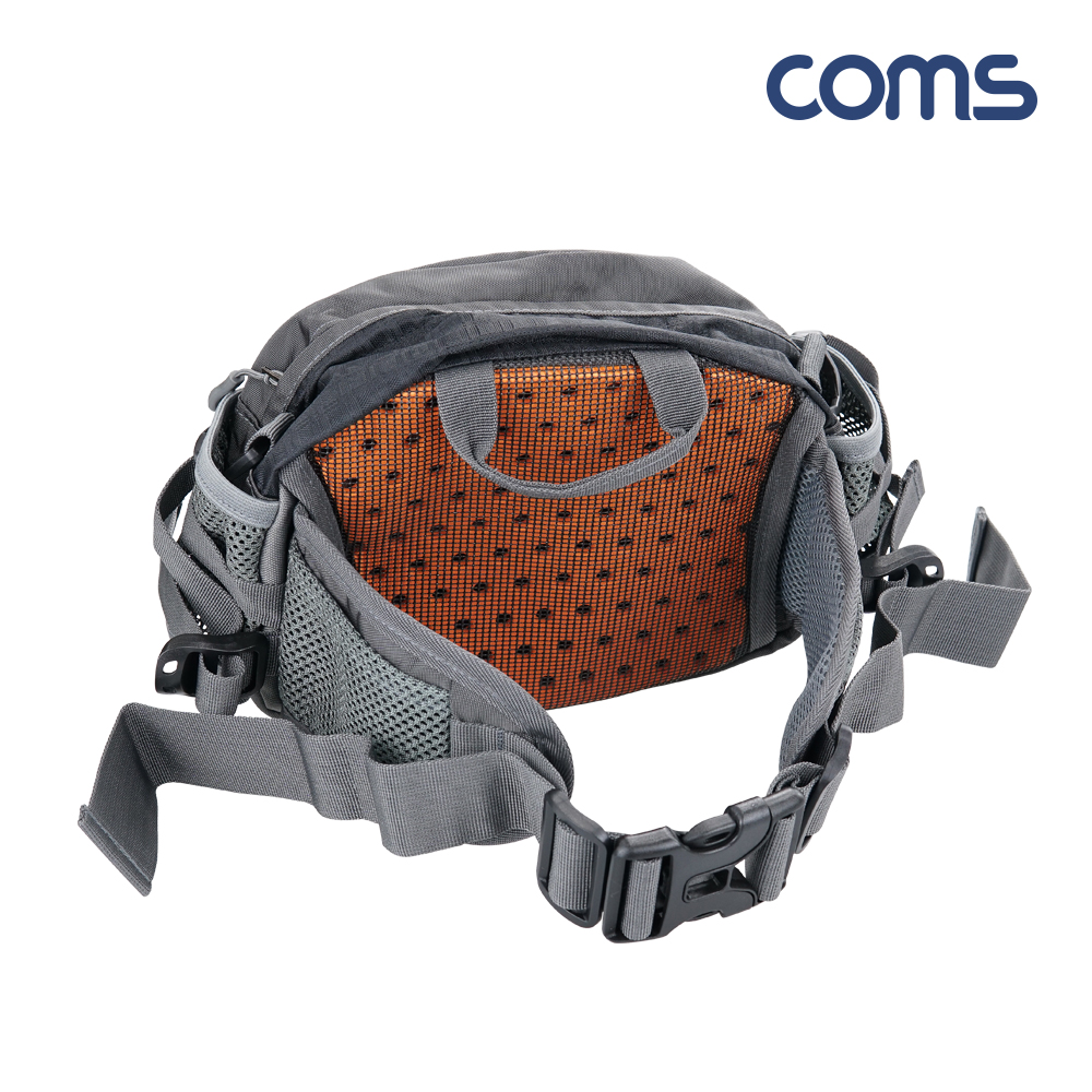 Coms 레저용 포켓 벨트형, 허리벨트 Gray 레저용 포켓, 가방, 다용도, 스포츠, 레저, 등산, 일상