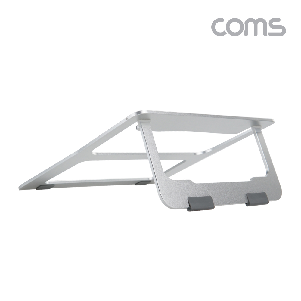 Coms 접이식 알루미늄 노트북 거치대 받침대 스탠드 태블릿 겸용