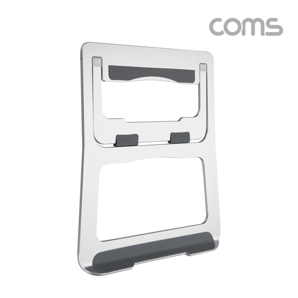 Coms 접이식 알루미늄 노트북 거치대 받침대 스탠드 태블릿 겸용