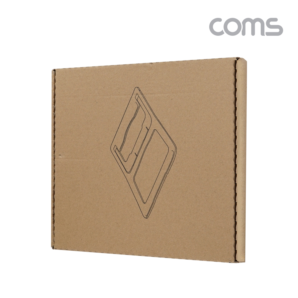 Coms 접이식 알루미늄 노트북 거치대 받침대 스탠드 태블릿 겸용